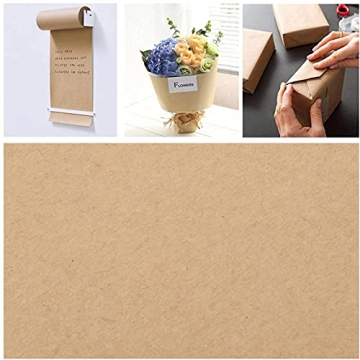 WJAJOY Kraft Paper Roll for Crafts & Gift Wrapping