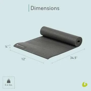 Balanced Body Mini-Mat, Pilates or Yoga Exercise Mat for Pilates Arc and Step Barrels, Workout Mat for Home Gym or Pilates Studio Use