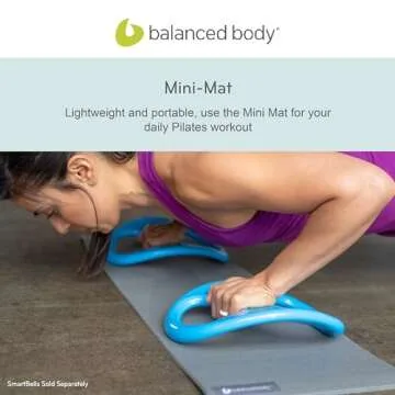 Balanced Body Mini-Mat, Pilates or Yoga Exercise Mat for Pilates Arc and Step Barrels, Workout Mat for Home Gym or Pilates Studio Use
