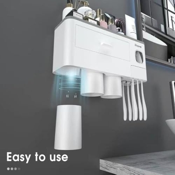 iHave Toothbrush Holder – Stylish Wall-Mounted Bathroom Storage