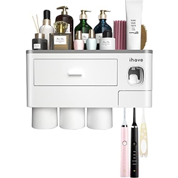 iHave Toothbrush Holder – Stylish Wall-Mounted Bathroom Storage