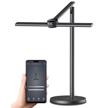 Smart Desk Lamp with Voice Control Auto-Dimming 3 Colors