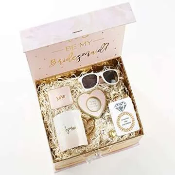 Banugo Bachelorette Hair Ties, Bridesmaid Proposal Gifts, Spiral Hair Ties Scrunchies, Bridal Shower...