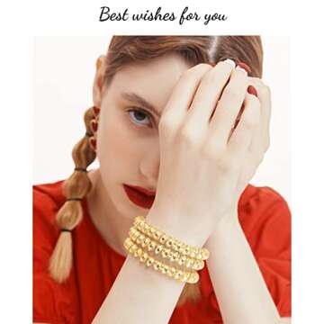 Banugo Bachelorette Hair Ties, Bridesmaid Proposal Gifts, Spiral Hair Ties Scrunchies, Bridal Shower, Wedding, Bachelorette Party Favors for Guest (Set of 8- Champagne)