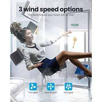 Gaiatop Mini Portable Fan, Powerful Handheld Fan, Cute Design 3 Speed Personal Small Desk Fan with Base, Lightweight Makeup USB Rechargeable Fan for Stylish Girl Women Travel Indoor Outdoor Yellow