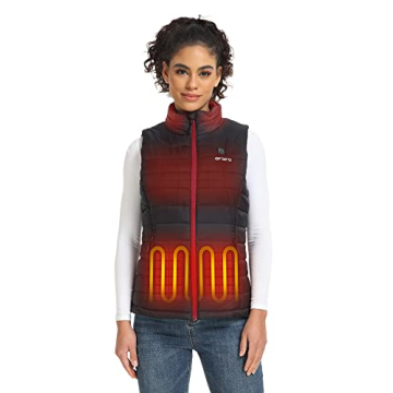 ORORO Women's Heated Vest - Black Medium - Stay Warm!