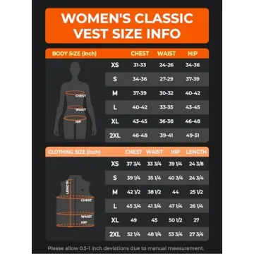 ORORO Women's Heated Vest - Black Medium - Stay Warm!