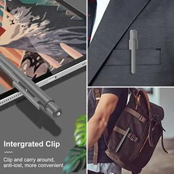 MoKo Holder Case Compatible with Apple Pencil 2nd Generation, Retractable Protective Apple Pencil Cover with Sturdy Clip, Hard PC Apple Pencil Case, Support Double-Tap, Dark Gray