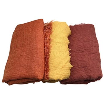 Stylish Women 3PCS Scarf Wraps for All-Season Wear