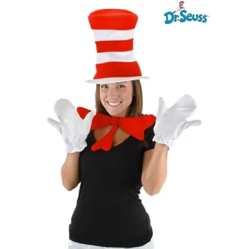 Dr. Seuss Cat in The Hat Accessory Kit for Adults