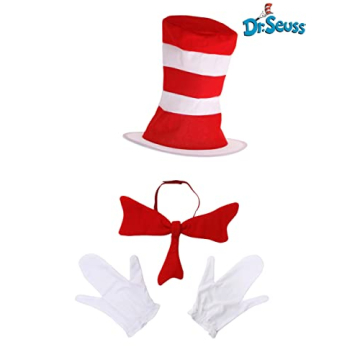 Dr. Seuss Cat in The Hat Accessory Kit for Adults