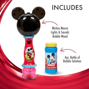 Mickey Mouse Bubble Wand with Lights and Music