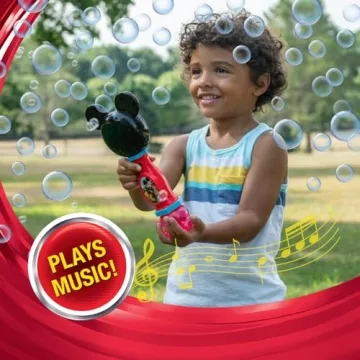 Mickey Mouse Bubble Wand with Lights and Music
