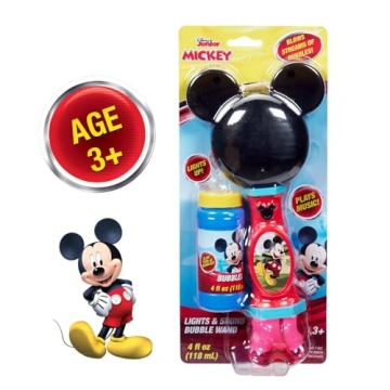 Mickey Mouse Bubble Wand with Lights and Music