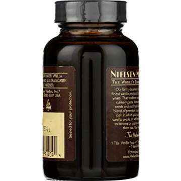 Nielsen Massey Vanilla Bean Paste Pure - All-Natural Flavor Enhancer, 4 Fl Oz