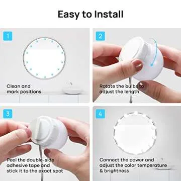 Versatile LED Vanity Lights for Makeup & Styling