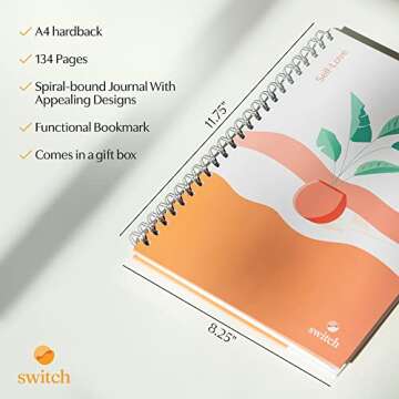 Switch Research Self-Love Journal - Self Care Journal for Women with Prompts - Mindfulness & Gratitu...