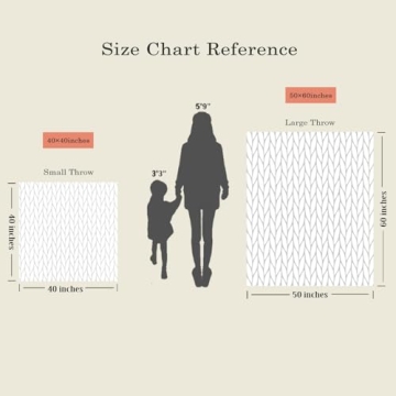 Luxurious WESHIONGOO Chunky Knit Blanket Throw in Pink