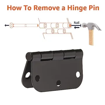 Amazon Basics 5/8 Radius Interior Door Hinges Pack