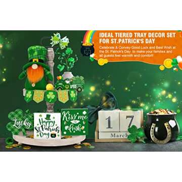 St. Patrick's Day 21 PCS Decor Set for Home & Parties