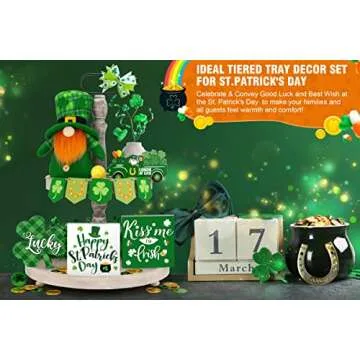 St. Patrick's Day 21 PCS Decor Set for Home & Parties