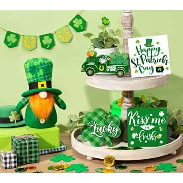 St. Patrick's Day 21 PCS Decor Set for Home & Parties