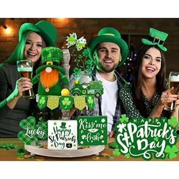 St. Patrick's Day 21 PCS Decor Set for Home & Parties