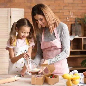 TOMNK 100pcs Cookie Boxes, 4x4x2.5 Inch Small Bakery Boxes for Cupcakes Chocolate Strawberries Muffins, Brown