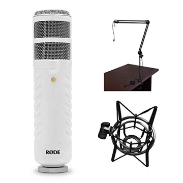 Rode Podcaster Studio Kit with Shock Mount and Arm