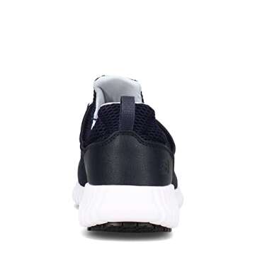 Skechers Womens Slip-on Food Service Shoe, Navy, 8.5