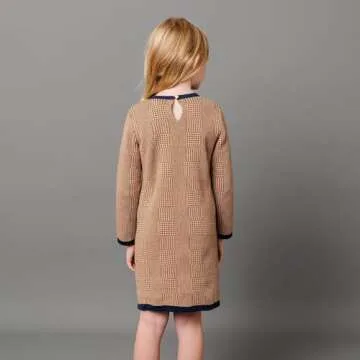 Hope & Henry Baby Girls' Intarsia Bow Dress for Comfort