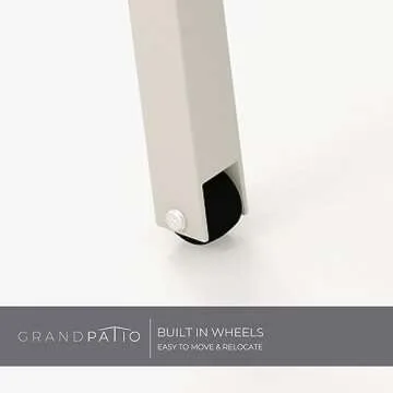 Grand Patio Outdoor Chaise Lounge with Adjustable Backrest