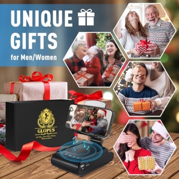 GLOPUS Bluetooth Speaker & Phone Stand for Men