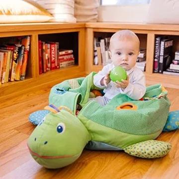 Melissa Doug Kids Turtle Ball Pit 60 Balls Playful Learning