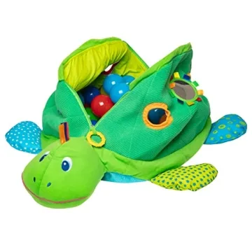 Melissa Doug Kids Turtle Ball Pit 60 Balls Playful Learning