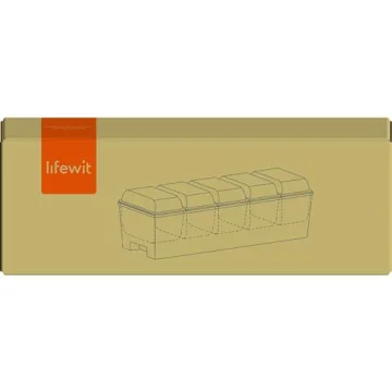 Lifewit Ice Chilled Condiment Caddy - 5 Containers