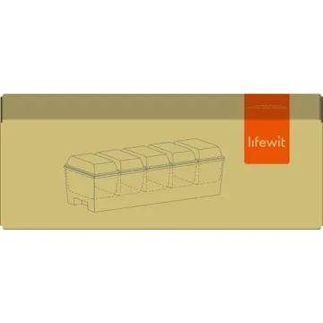 Lifewit Ice Chilled Condiment Caddy - 5 Containers