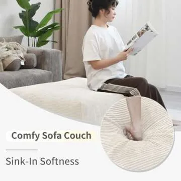 Comfortable Oversized WJShome Modular Sectional Sofa