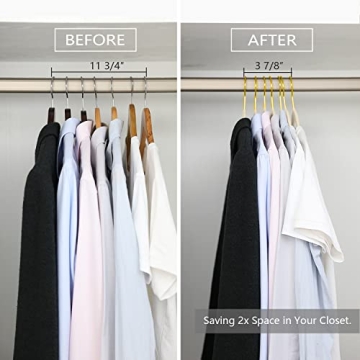 MIZGI Premium Velvet Hangers 50-Pack Heavy Duty Non-Slip