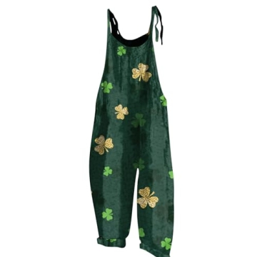 St. Patrick Women's Jumpsuit 2024 Vibrant Cotton Linen Casual Dressy Pants