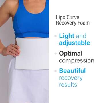 LipoCurve Foam Pads for Post Surgery Recovery & Comfort