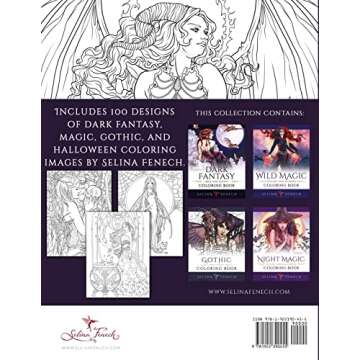 Magic and Dark Fantasy Coloring Collection: 100 Designs
