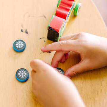 Melissa & Doug Wooden Train and Race Car Kits for Kids