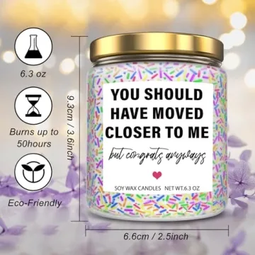 Lavender Candles & Funny Decor for Housewarming Gifts