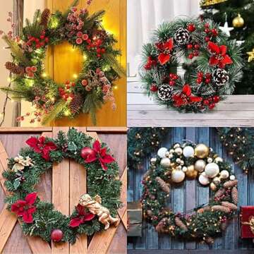 Thealyn 12 Pack Metal Wreath Frame for Crafts and Decor