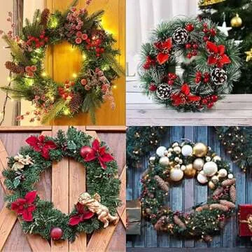 Thealyn 12 Pack Metal Wreath Frame for Crafts and Decor