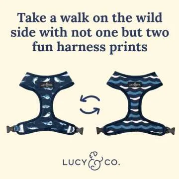 Stylish Reversible Dog Harness for All Breeds and Sizes