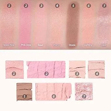 Espoir Real Eye Palette Dewy 7 Colors - Multi-Use Eyeshadow
