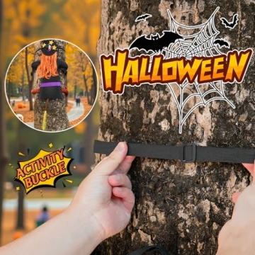 Buy 59'' Crashing Witch for Halloween Outdoor Fun