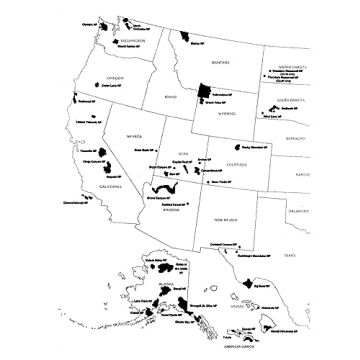 National Parks Coloring Book for Nature Lovers and Artists